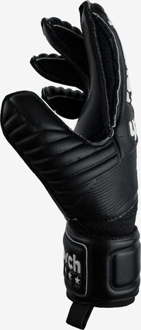 REUSCH Athletic Gloves 'Legacy Arrow Silver Junior' in Black