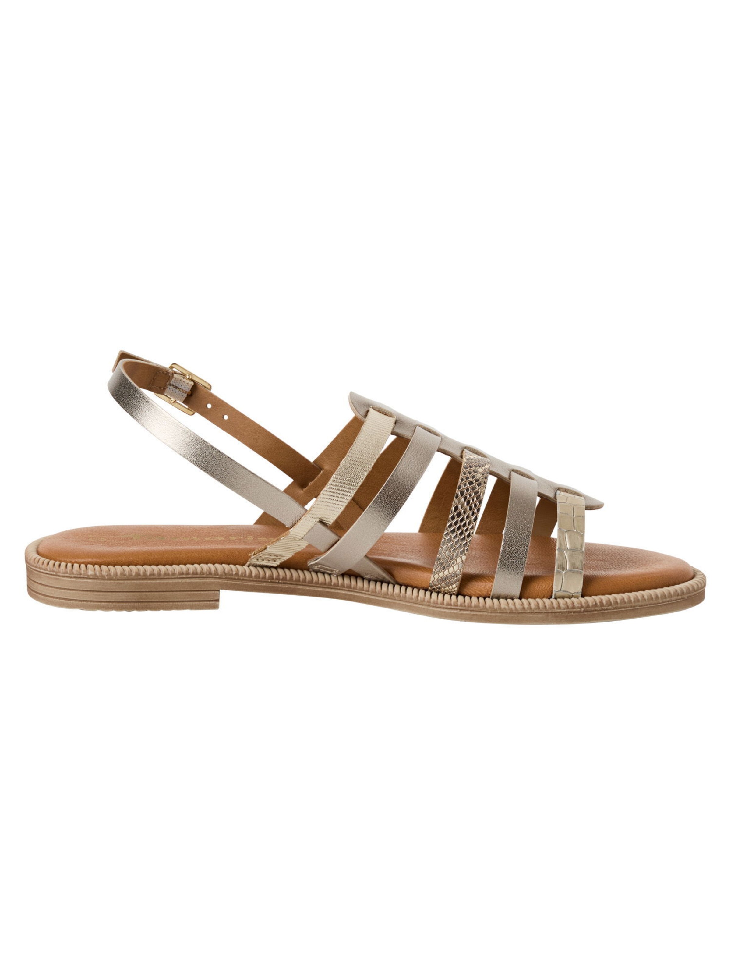 Sandales Tamaris en or
