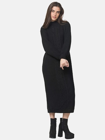 Robes en maille Elara en noir