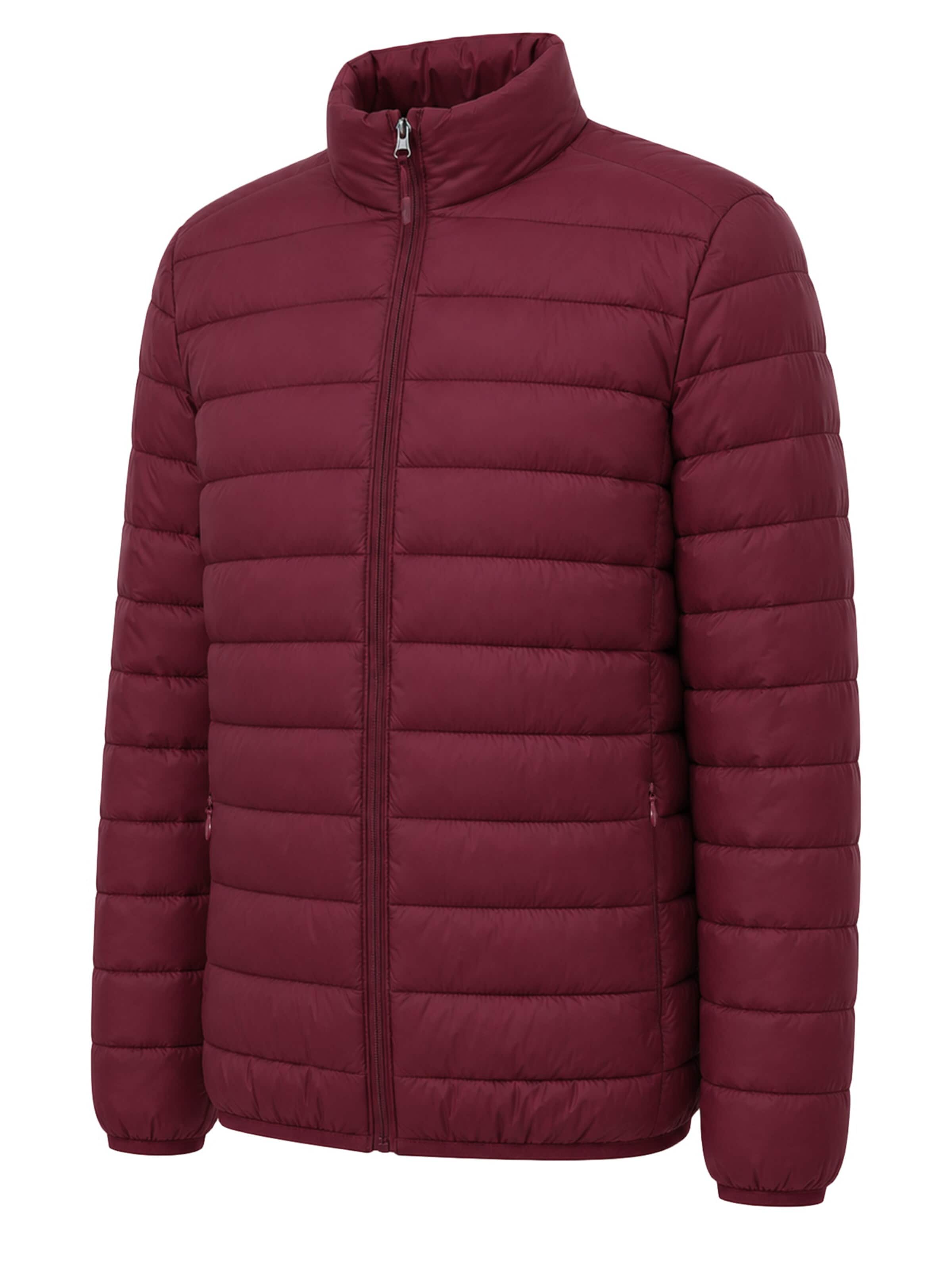 ALLTHEMEN Winter Jacket 'Stichwerk' in Red