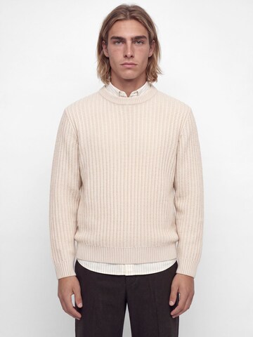 JACK & JONES Sweater in White: front