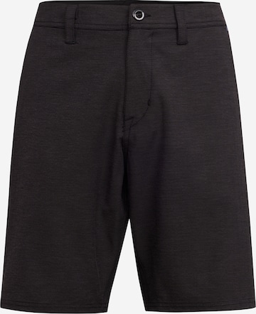 Volcom Regular Pants in Black: front