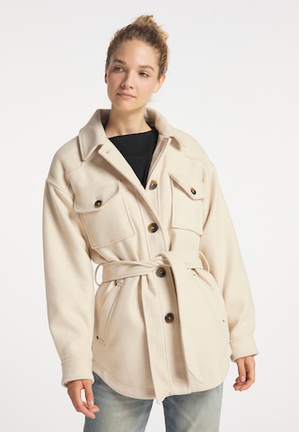 DreiMaster Vintage Between-Season Jacket in Beige: front