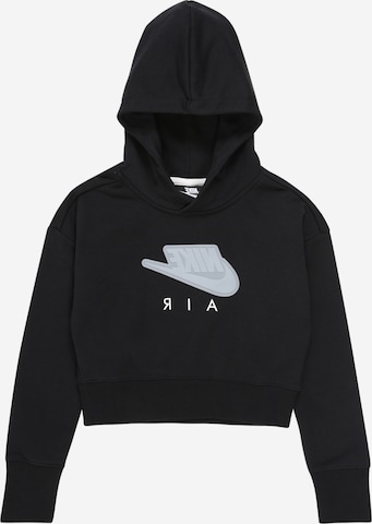 Nike Sportswear Sweatshirt in Schwarz: predná strana