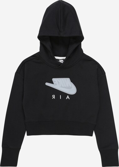 Nike Sportswear Sweater majica u siva / crna / bijela, Pregled proizvoda