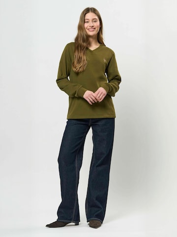 U.S. POLO ASSN. Sweter ' UWMacy ' w kolorze zielony: przód