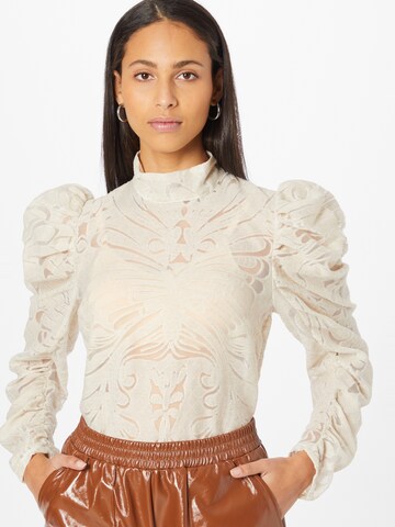 Sisley Bluse in Beige: Vorderseite