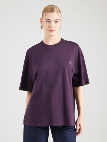 ALPHA INDUSTRIES Póló 'Essentials' - lila: elől
