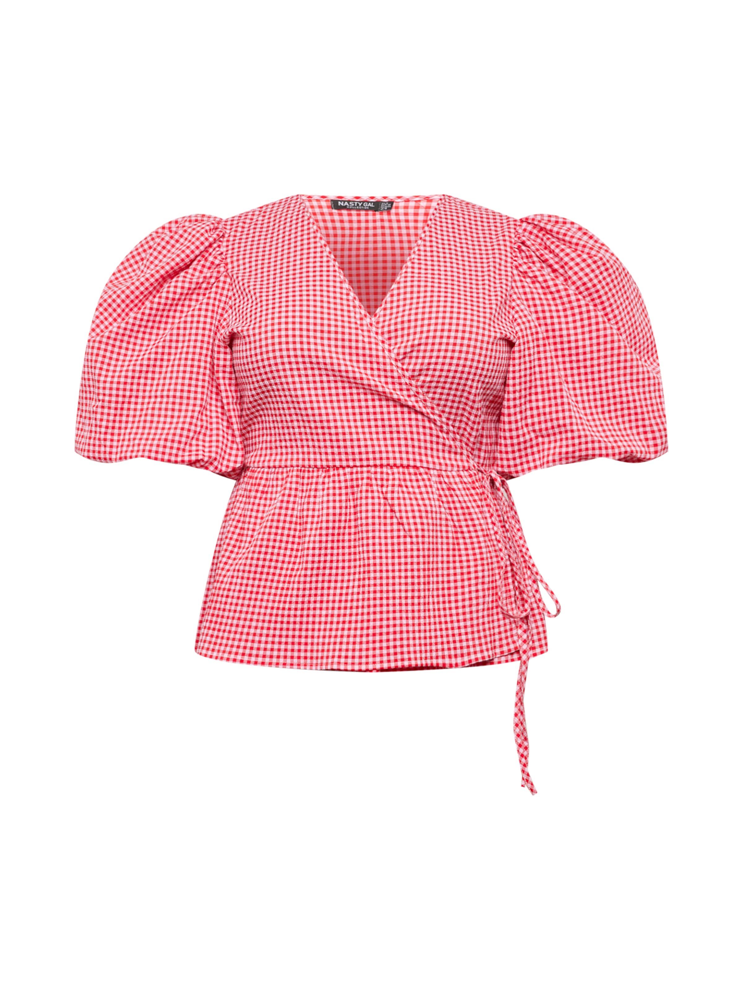 Nasty Gal Plus Μπλούζα σε κόκκινο: μπροστά