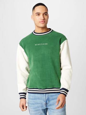 Redefined Rebel Sweatshirt 'Jamir' in Grün: Vorderseite