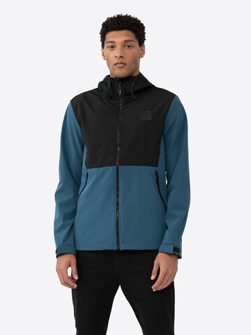 4F Outdoor jacket in Blue: front