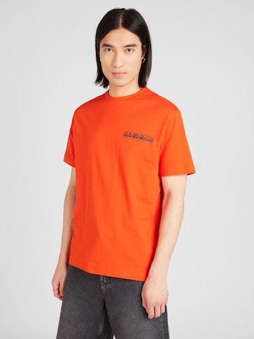 NAPAPIJRI Μπλουζάκι 'GOUIN' σε πορτοκαλί