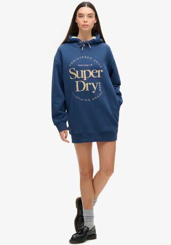 Superdry Jurk in Blauw: voorkant