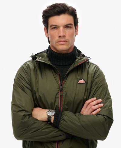Superdry & Co Veste mi-saison 'Essential' en S en olive, Vue avec produit