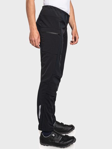Schöffel Slim fit Outdoor trousers 'Corno' in Black
