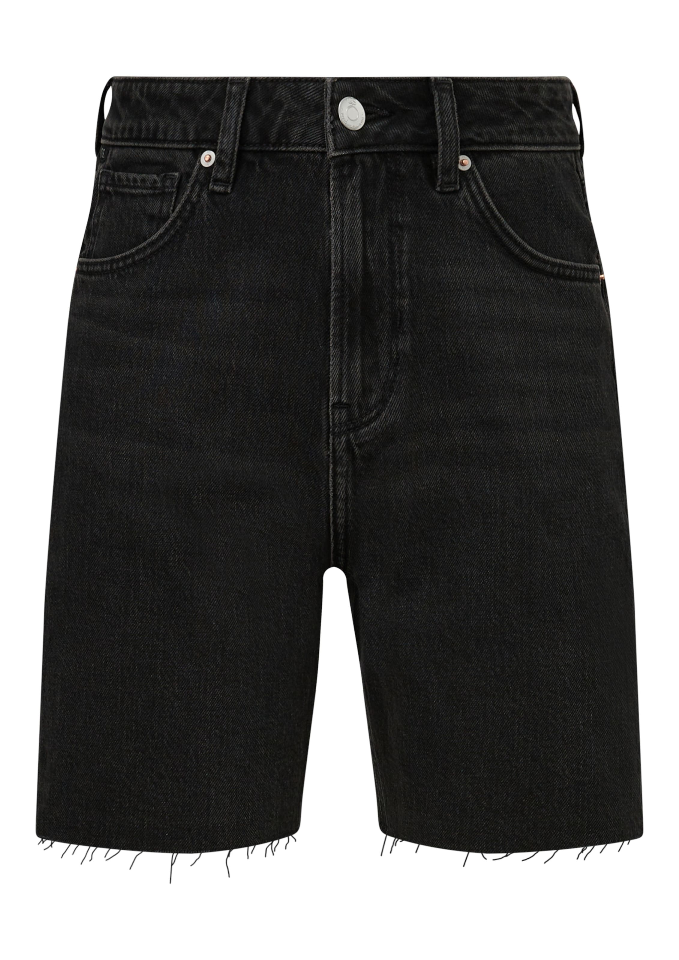 QS Jeans 'Mom' in Schwarz: Vorderseite