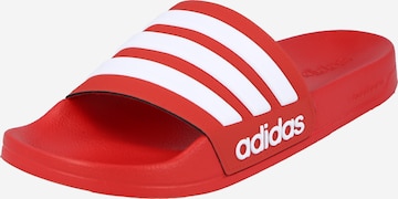 Claquettes / Tongs 'Adilette' ADIDAS SPORTSWEAR en rouge : devant