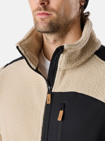 SWEDEMOUNT Fleece Jacket 'Nordkap' in Beige