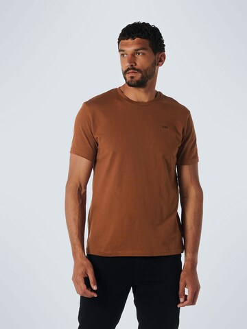 T-Shirt No Excess en marron : devant