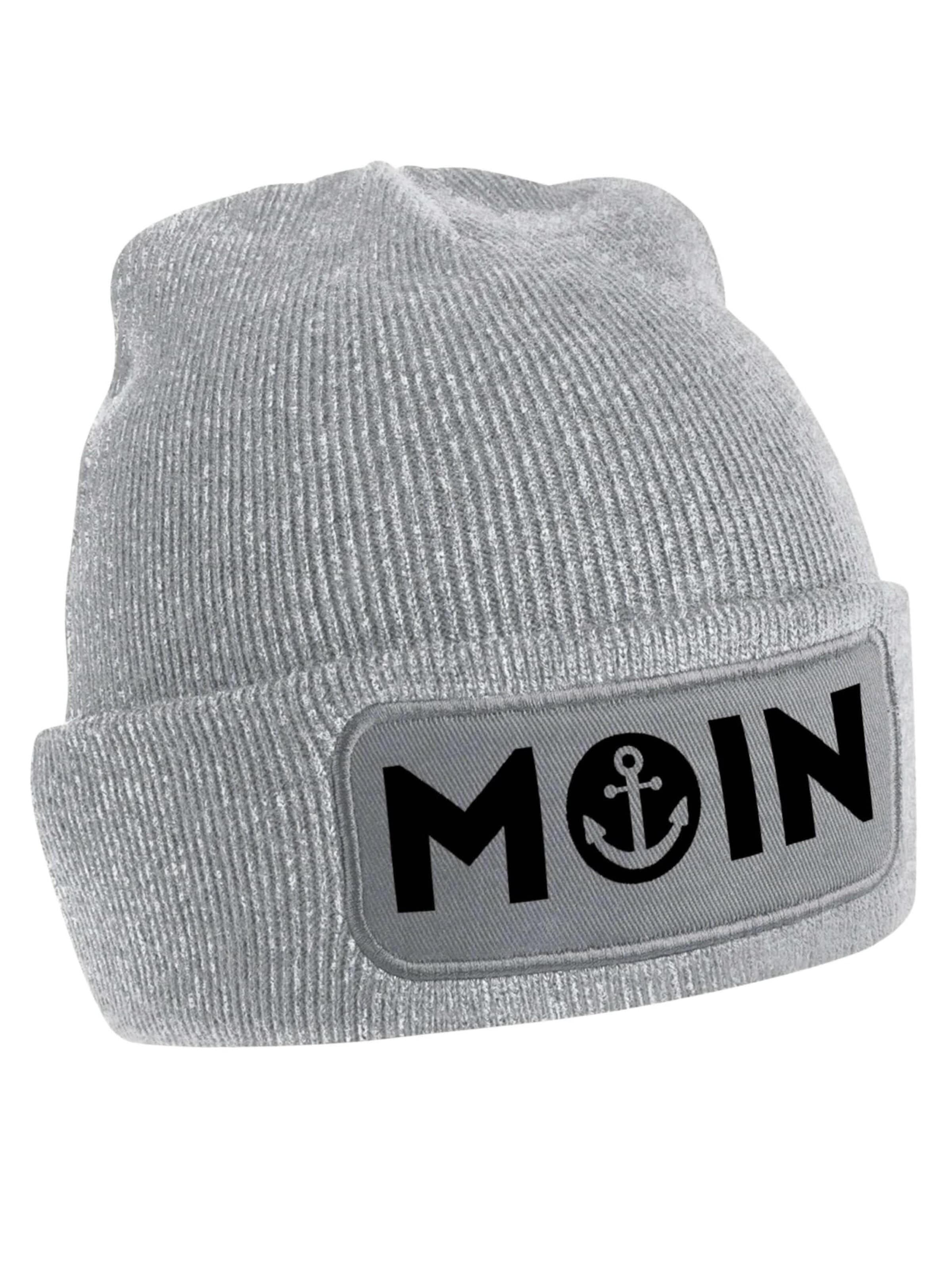 Youth Designz Mütze 'Moin'‌‌‌‌‌‌‌‌ in Grau