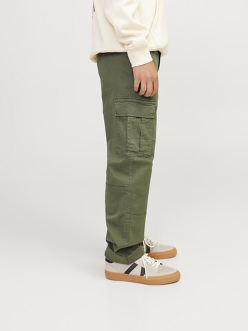 Jack & Jones Junior Regular Pants 'JJHarlow' in Green