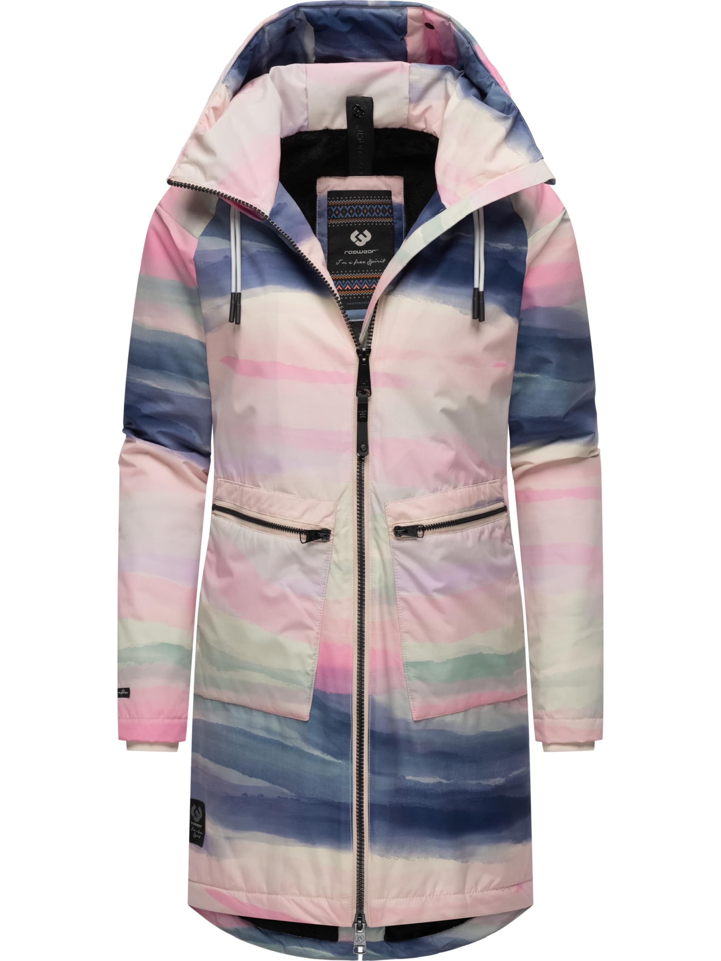 Ragwear Функциональное пальто 'Holstic' в Ярко-розовый