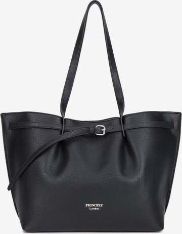 Cabas 'Nicola' Princely London en noir : devant