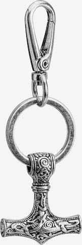 Six Key Ring in Silver: front