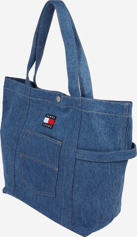 Tommy Jeans Shopper in Blauw: voorkant