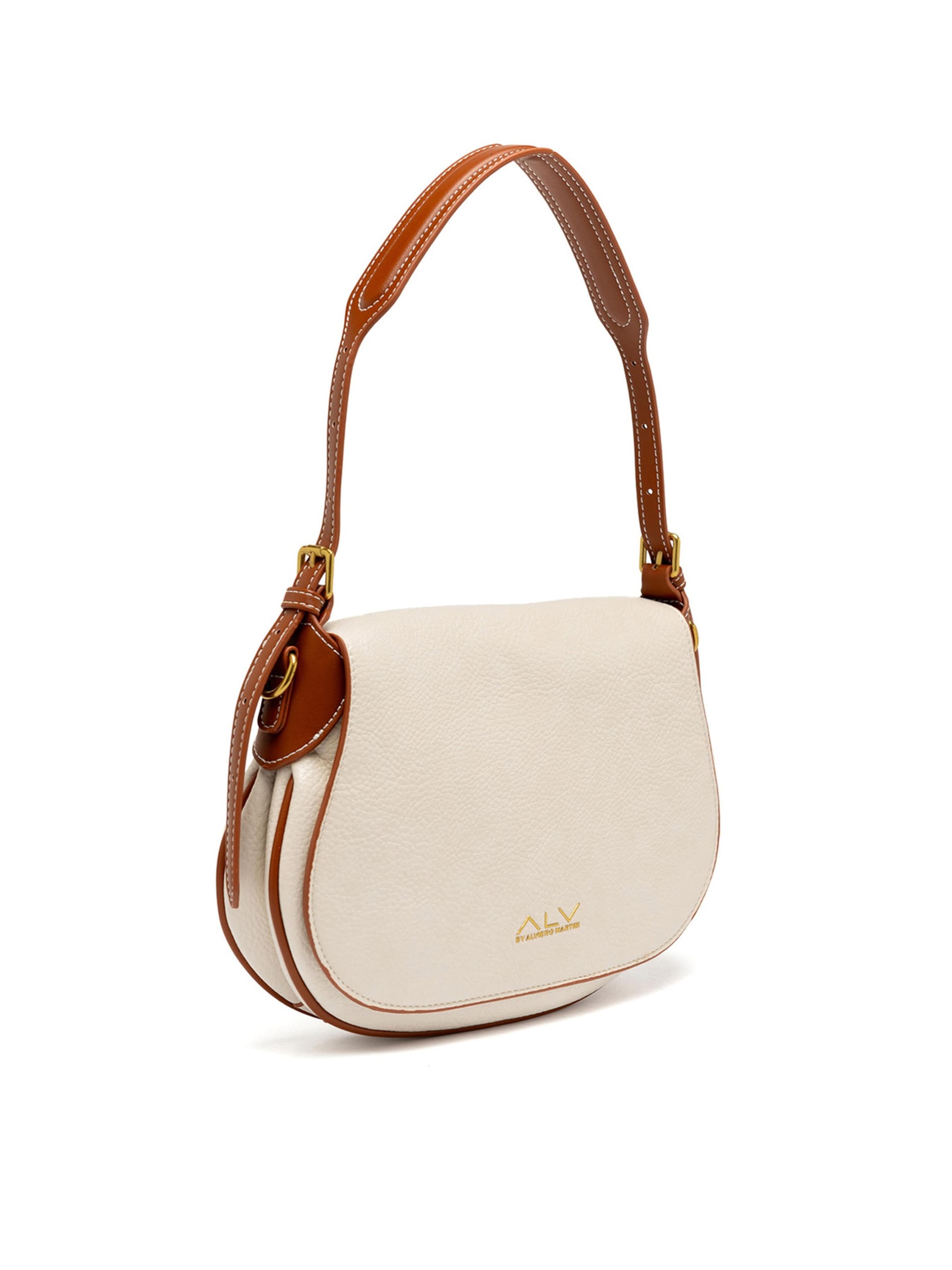ALV By Alviero Martini Shoulder bag in Beige: front
