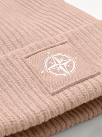 Neverless Beanie 'Windrose' in Pink