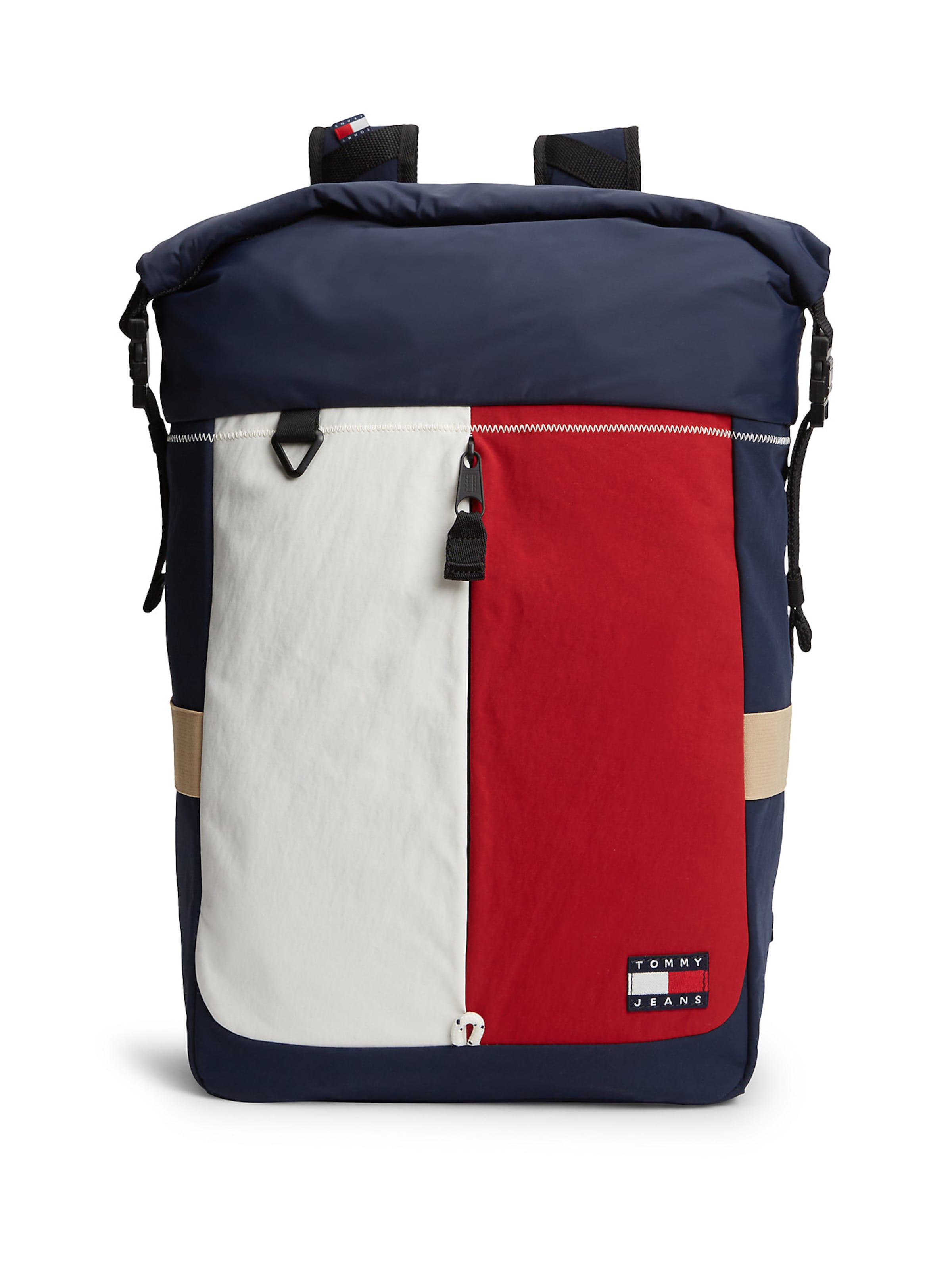 Tommy Jeans Sac à dos en One Size en bleu marine / rouge / blanc cassé, Vue avec produit