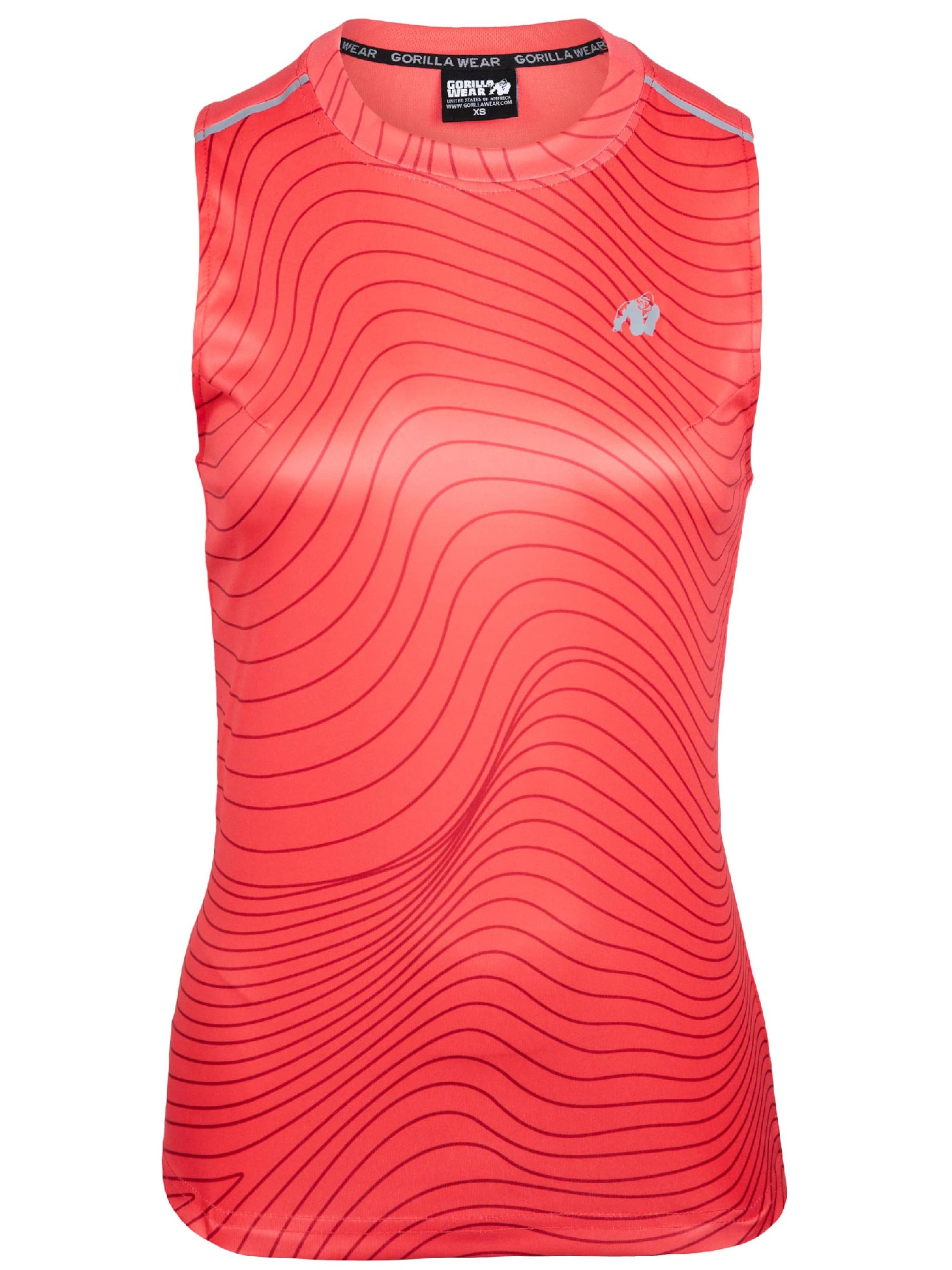 Maglia funzionale 'Mokena' di Gorilla Wear in grigio: frontale