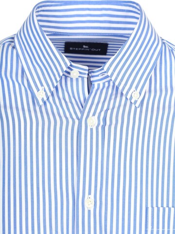 Coupe regular Chemise Steppin' out en bleu