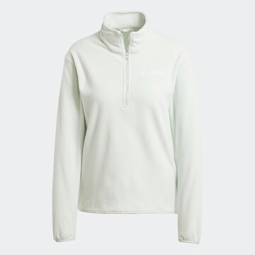 ADIDAS TERREX Athletic Sweater in Green: front