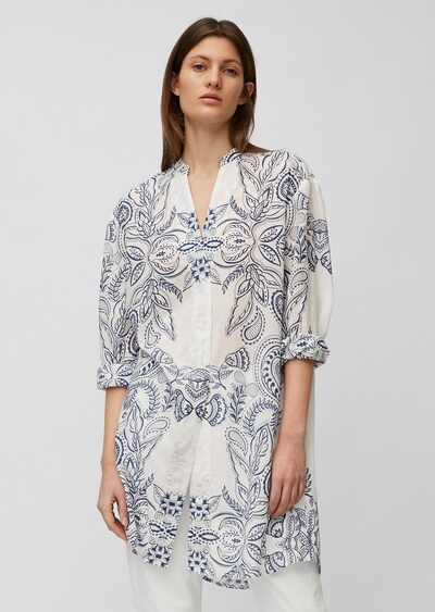 Marc O Polo Kleid In Blau Weiss About You