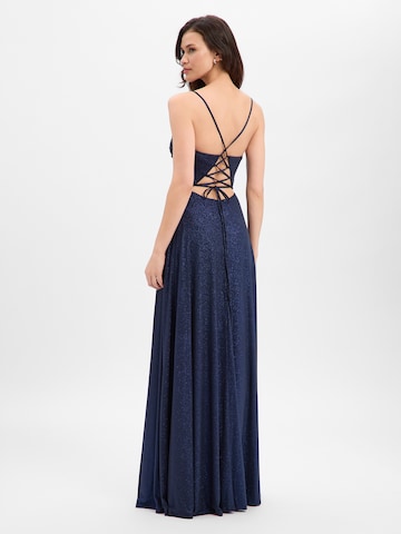 Robe de soirée Marie Lund en bleu