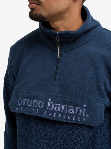 BRUNO BANANI Sweatshirt 'Cash' in Blue