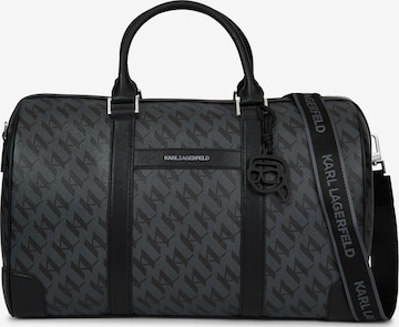 juoda Karl Lagerfeld „Weekender“ krepšys 'Ikon': priekis