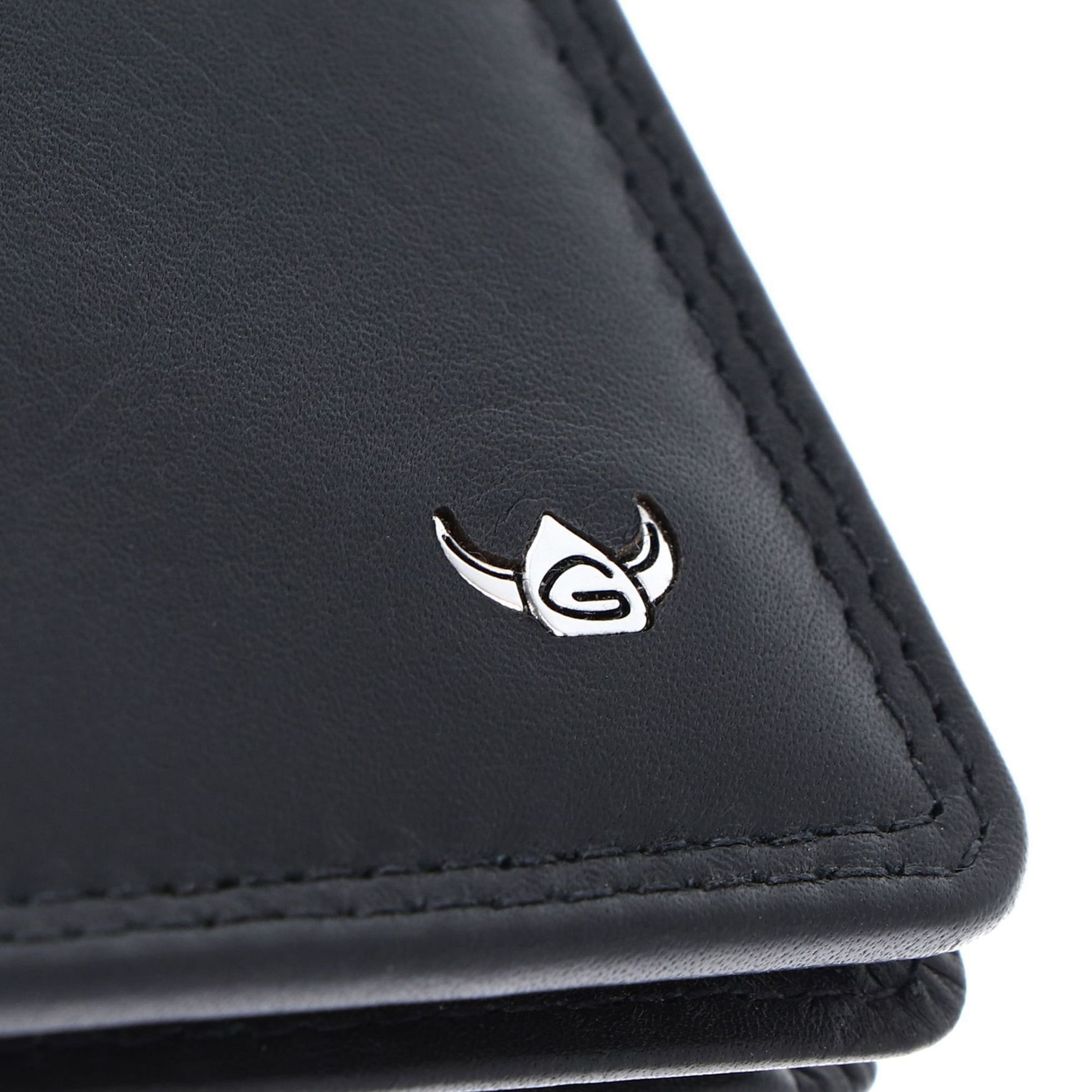 GOLDEN HEAD Wallet in Black