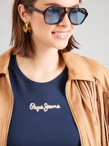 Pepe Jeans Tričko – modrá