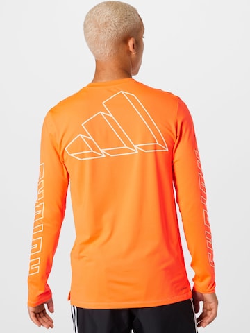 T-Shirt fonctionnel 'HYPE' ADIDAS PERFORMANCE en orange