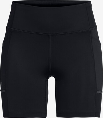 UNDER ARMOUR Skinny Sportbroek 'Launch 6' in Zwart: voorkant