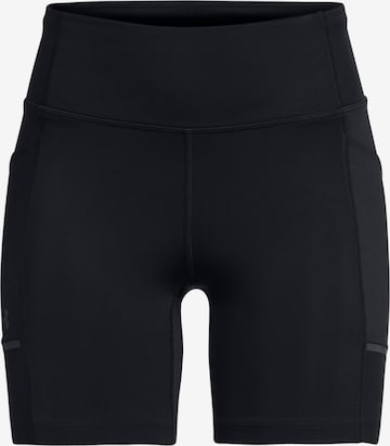 UNDER ARMOUR Skinny Workout Pants 'Launch 6' in Black: front