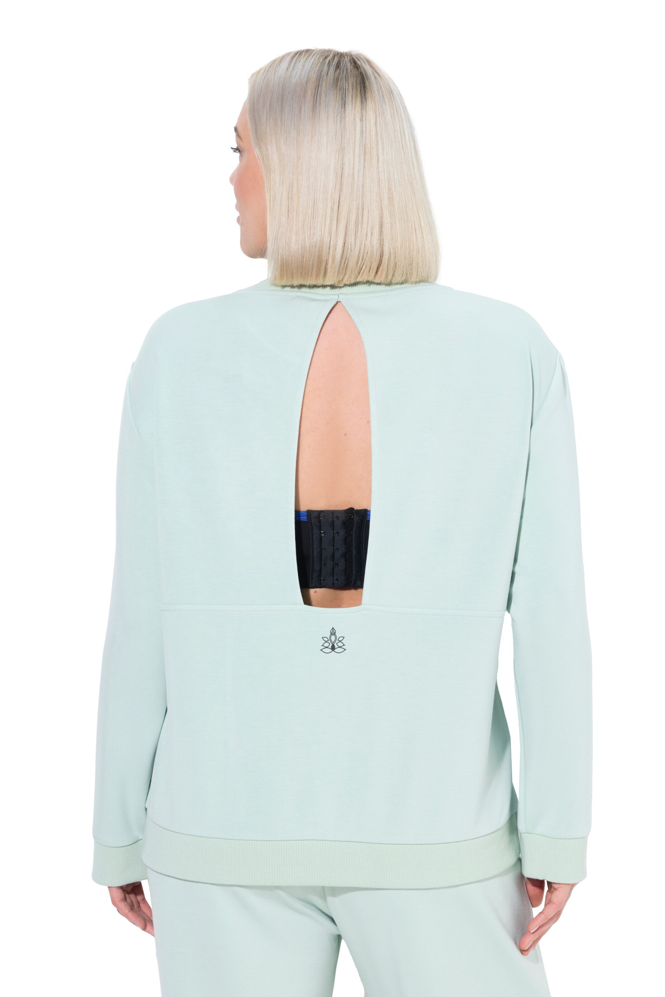 Ulla Popken Sweatshirt in Groen