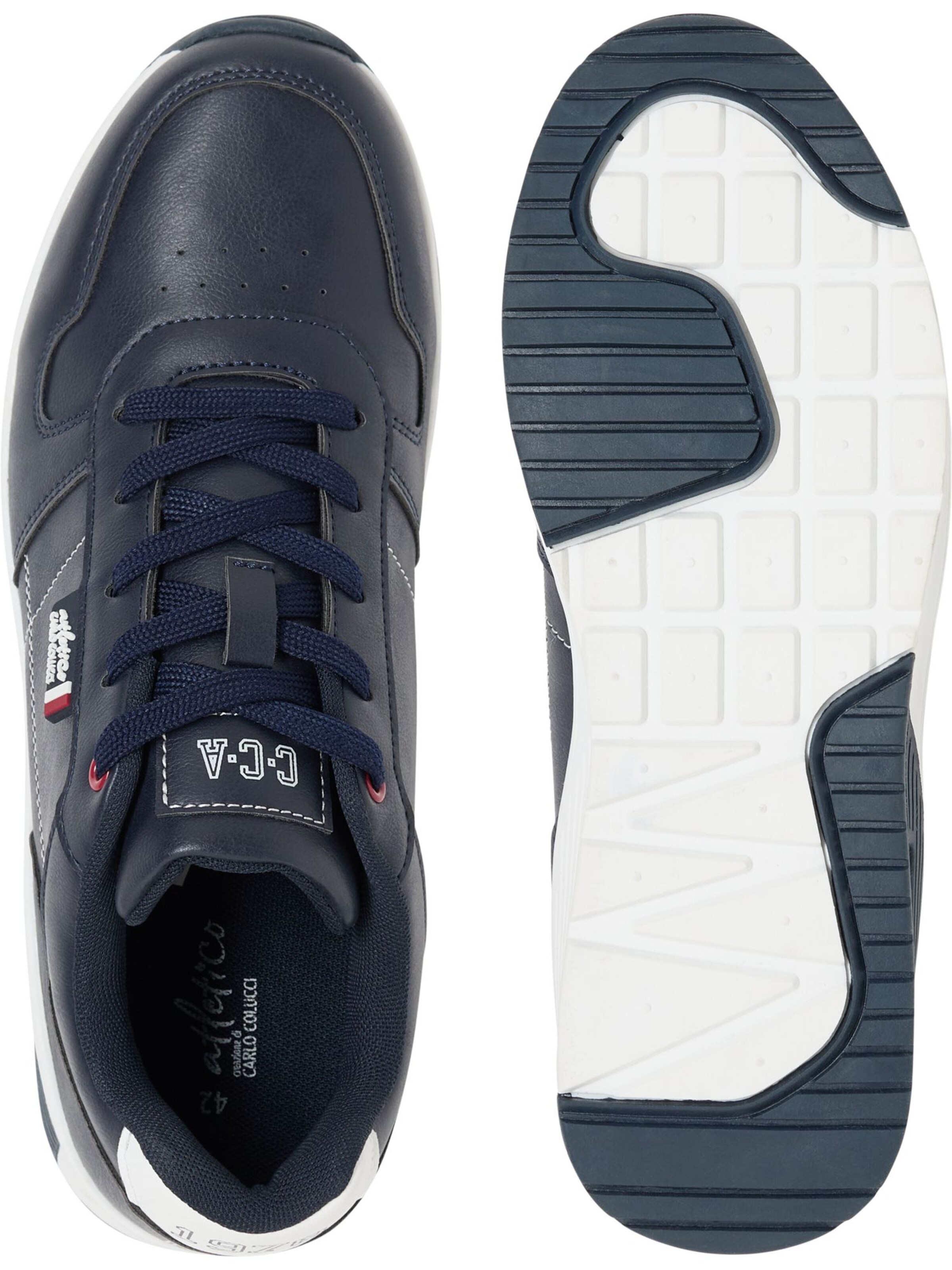 Baskets basses 'Ferraro' Carlo Colucci en bleu