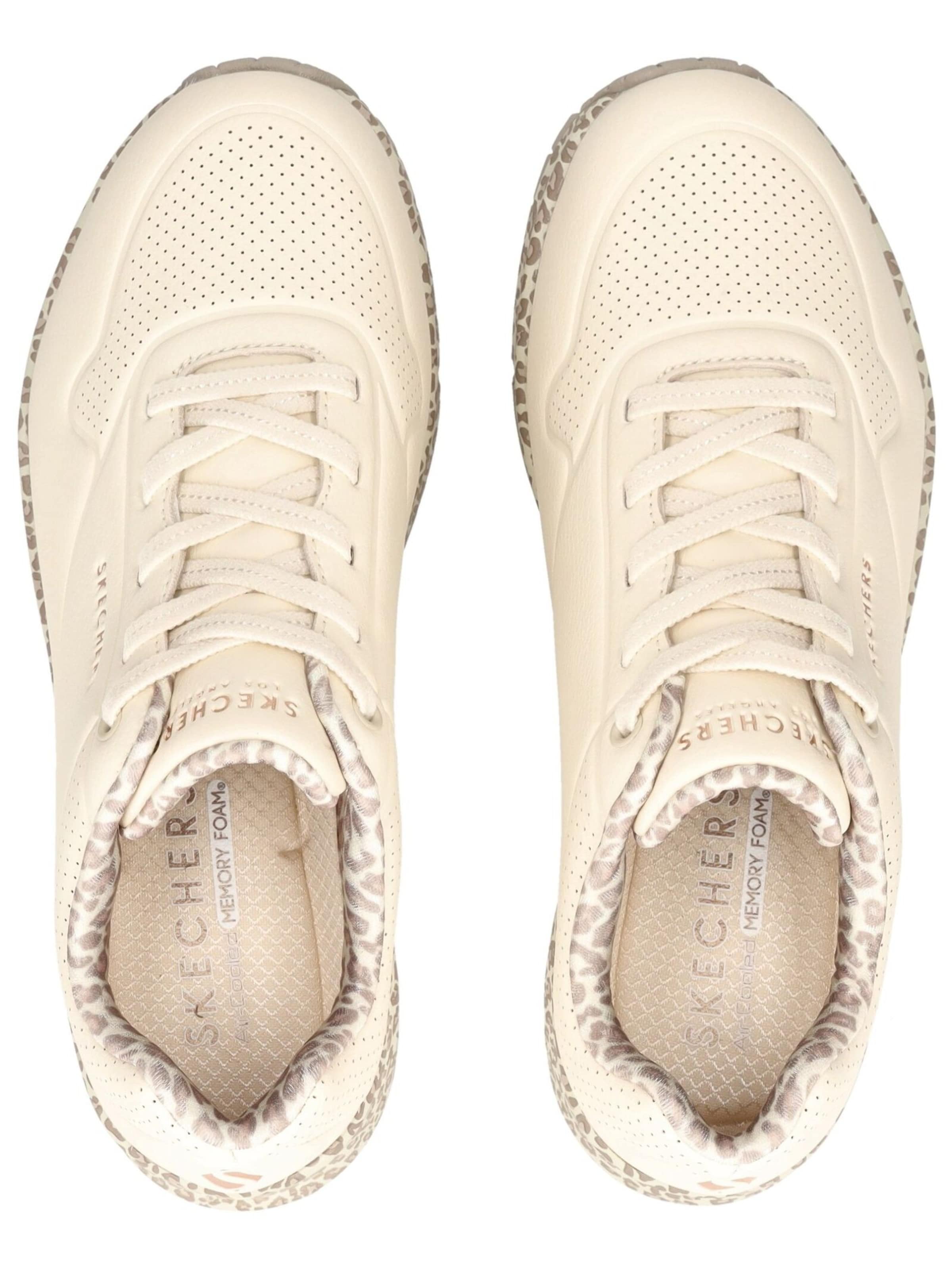 SKECHERS Platform trainers 'Uno-Safari Time' in White