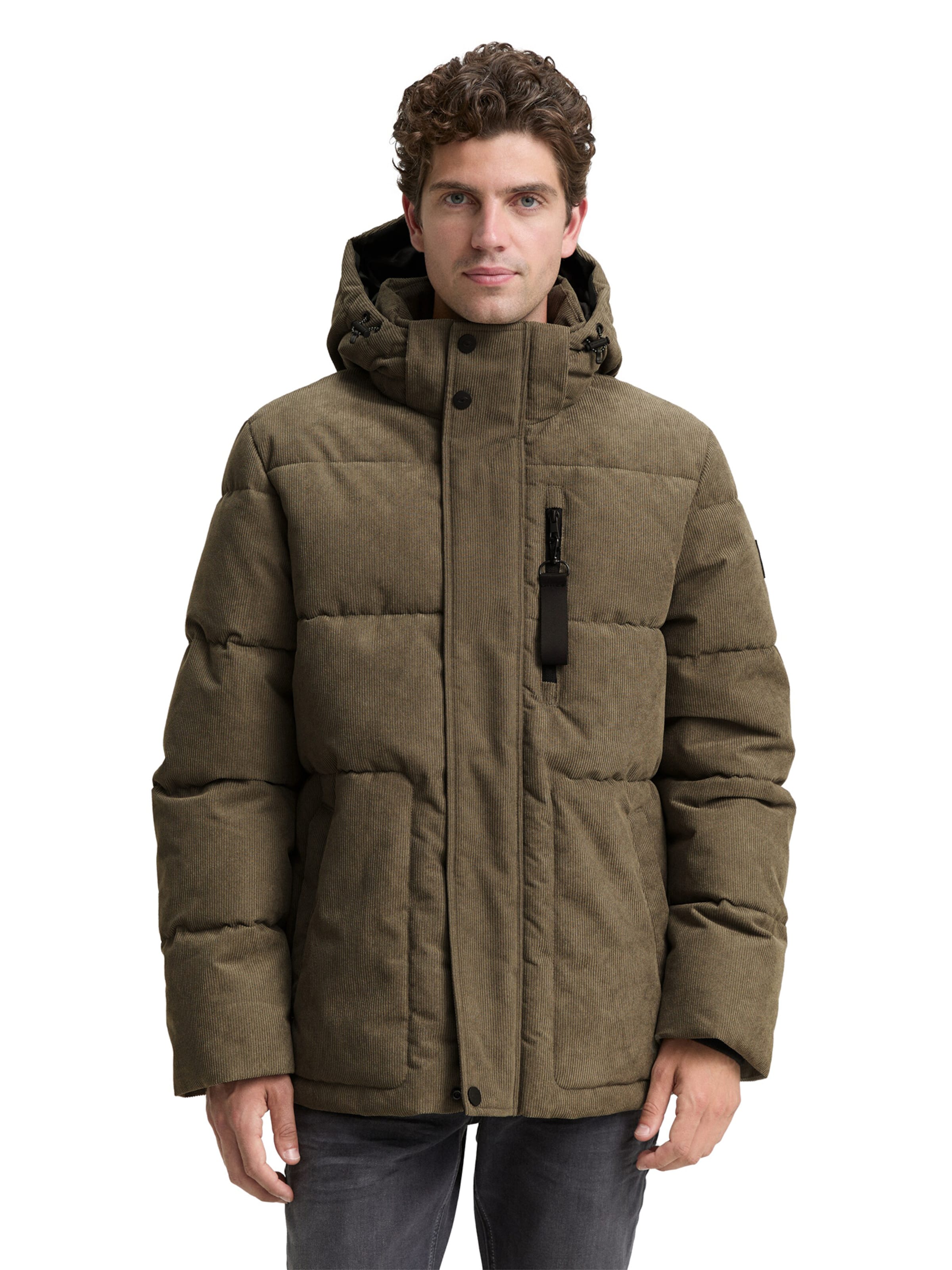 TOM TAILOR Téli dzseki - zöld: elől