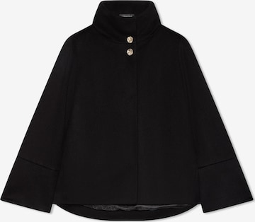 Manteau mi-saison Fiorella Rubino en noir : devant
