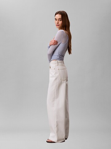 Calvin Klein Jeans Wide leg Jeans in White